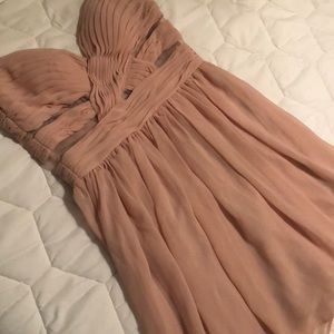 Peach dress